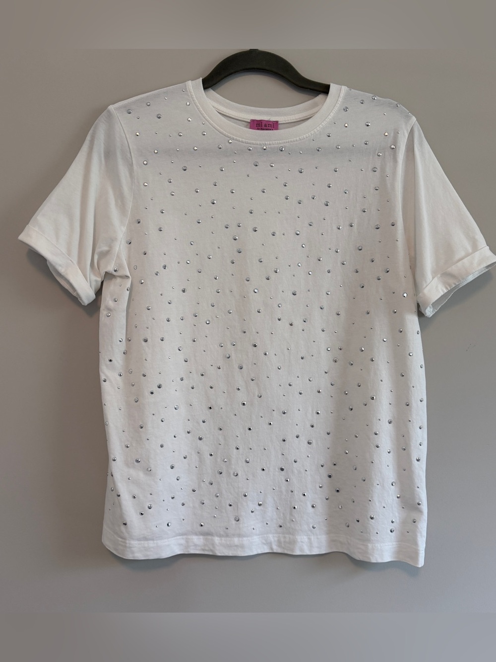 Miami for Francesca’s White Studded Tee